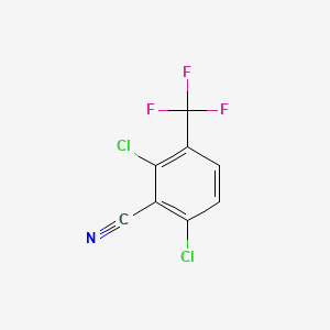 molecular formula C8H2Cl2F3N B1456828 2,6-二氯-3-(三氟甲基)苯甲腈 CAS No. 1092461-02-3