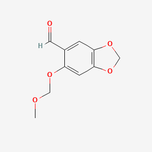 6-(Methoxymethoxy)-2H-1,3-benzodioxole-5-carbaldehyde