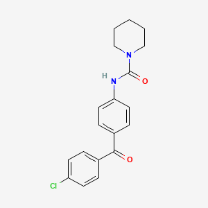 N-[4-(4-Chlorobenzoyl)phenyl]piperidine-1-carboxamide