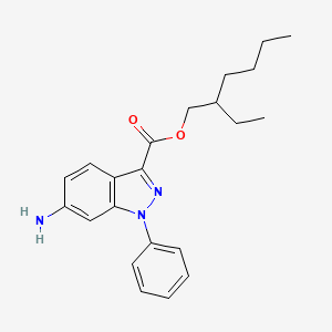 2-Ethylhexyl 6-amino-1-phenyl-1H-indazole-3-carboxylate