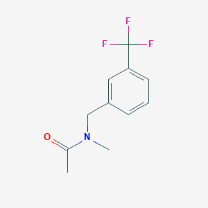 N-Methyl-N-{[3-(trifluoromethyl)phenyl]methyl}acetamide