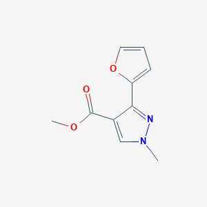 Methyl 3-(furan-2-yl)-1-methyl-1H-pyrazole-4-carboxylate