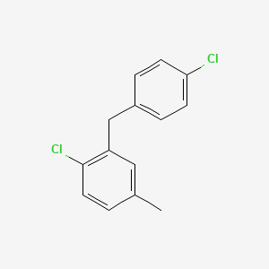 1-Chloro-2-[(4-chlorophenyl)methyl]-4-methylbenzene