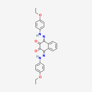 1,4-Bis[2-(4-ethoxyphenyl)hydrazinylidene]-1,4-dihydronaphthalene-2,3-dione