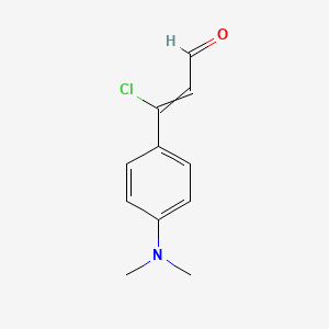 3-Chloro-3-[4-(dimethylamino)phenyl]prop-2-enal