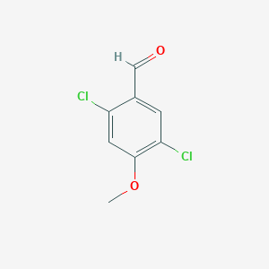 molecular formula C8H6Cl2O2 B1456855 2,5-Dichloro-4-methoxybenzaldehyde CAS No. 381229-74-9