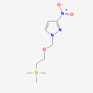 B1456863 3-nitro-1-[[2-(trimethylsilyl)ethoxy]methyl]-1H-pyrazole CAS No. 1313520-83-0