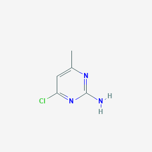 molecular formula C5H6ClN3 B145687 2-氨基-4-氯-6-甲基嘧啶 CAS No. 5600-21-5