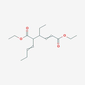 Diethyl 5-(but-1-en-1-yl)-4-ethylhex-2-enedioate