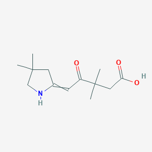 5-(4,4-Dimethylpyrrolidin-2-ylidene)-3,3-dimethyl-4-oxopentanoic acid