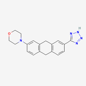 4-[7-(2H-tetrazol-5-yl)-9,10-dihydroanthracen-2-yl]morpholine