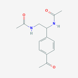 N,N'-[1-(4-Acetylphenyl)ethane-1,2-diyl]diacetamide