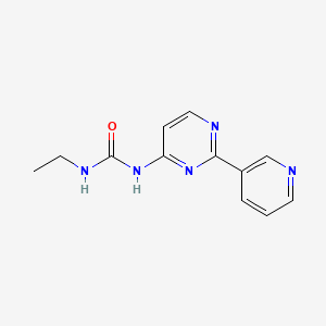 N-Ethyl-N'-[2-(pyridin-3-yl)pyrimidin-4-yl]urea