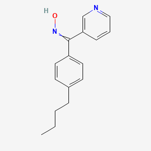 N-[(4-Butylphenyl)(pyridin-3-YL)methylidene]hydroxylamine