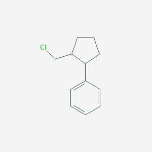 [2-(Chloromethyl)cyclopentyl]benzene