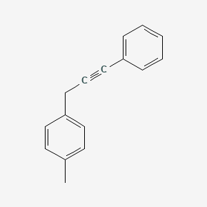 Benzene, 1-methyl-4-(3-phenyl-2-propynyl)-