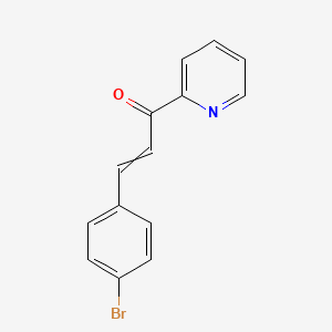 3-(4-Bromophenyl)-1-(pyridin-2-yl)prop-2-en-1-one