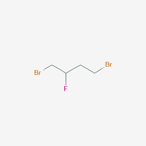 molecular formula C4H7Br2F B1456886 1,4-二溴-2-氟丁烷 CAS No. 112464-88-7