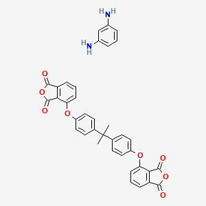 Benzene-1,3-diamine;4-[4-[2-[4-[(1,3-dioxo-2-benzofuran-4-yl)oxy]phenyl]propan-2-yl]phenoxy]-2-benzofuran-1,3-dione