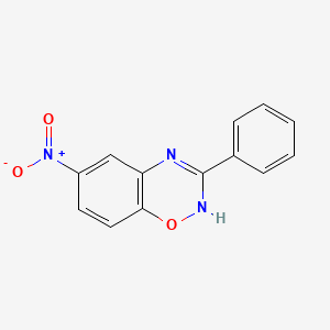 6-Nitro-3-phenyl-2H-1,2,4-benzoxadiazine