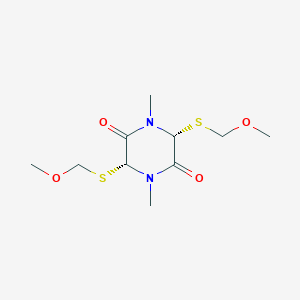 2,5-Piperazinedione, 3,6-bis[(methoxymethyl)thio]-1,4-dimethyl-, cis-