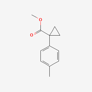 molecular formula C12H14O2 B1456896 1-(对甲苯基)环丙烷甲酸甲酯 CAS No. 959632-00-9