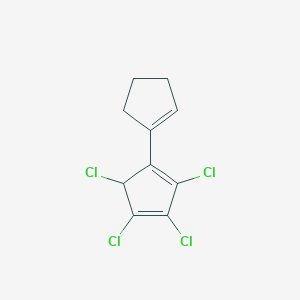 1,2,3,5-Tetrachloro-4-(cyclopenten-1-yl)cyclopenta-1,3-diene