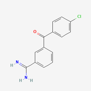 Benzenecarboximidamide, 3-(4-chlorobenzoyl)-