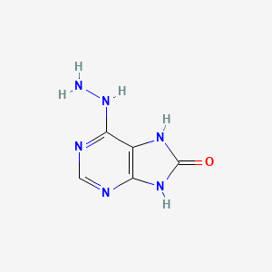 6-Hydrazinyl-7,9-dihydro-8H-purin-8-one