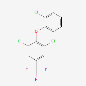 1,3-Dichloro-2-(2-chlorophenoxy)-5-(trifluoromethyl)benzene