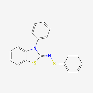 3-Phenyl-1,3-benzothiazol-2(3H)-one S-phenylthioxime