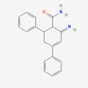 3-Cyclohexene-1-carboxamide, 2-imino-4,6-diphenyl-