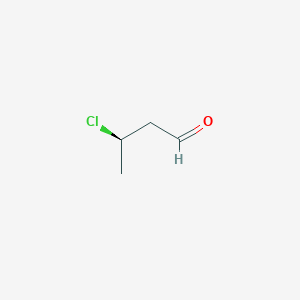 Butanal, 3-chloro-, (R)-