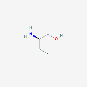 molecular formula C4H11NO B145691 (R)-2-Aminobutan-1-ol CAS No. 5856-63-3