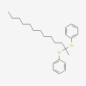 2-Phenylselanyltridecan-2-ylselanylbenzene