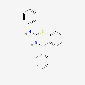 N-[(4-Methylphenyl)(phenyl)methyl]-N'-phenylthiourea