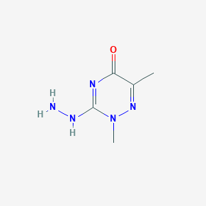 3-Hydrazinyl-2,6-dimethyl-1,2,4-triazin-5-one