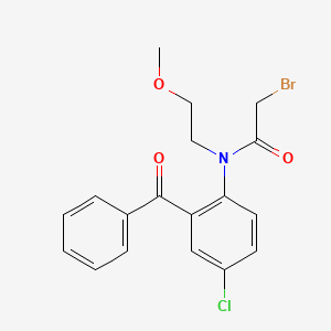 Acetamide, N-(2-benzoyl-4-chlorophenyl)-2-bromo-N-(2-methoxyethyl)-