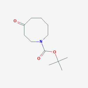 molecular formula C12H21NO3 B1456920 Tert-butyl 4-oxoazocane-1-carboxylate CAS No. 1803599-91-8