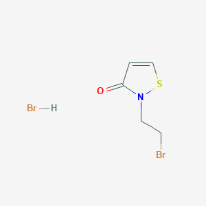 2-(2-Bromoethyl)-1,2-thiazol-3-one;hydrobromide