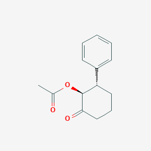 (1S,6S)-2-Oxo-6-phenylcyclohexyl acetate