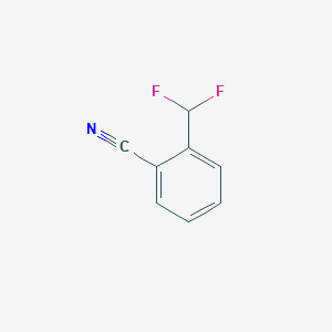 molecular formula C8H5F2N B1456922 2-(Difluoromethyl)Benzonitrile CAS No. 799814-30-5