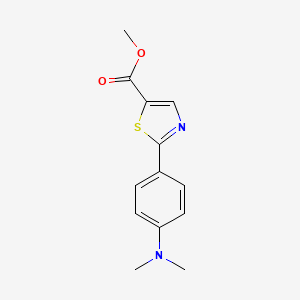 Methyl 2-[4-(dimethylamino)phenyl]-1,3-thiazole-5-carboxylate