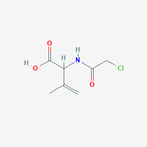 2-(2-Chloroacetamido)-3-methylbut-3-enoic acid