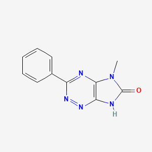 5-Methyl-3-phenyl-5,7-dihydro-6H-imidazo[4,5-e][1,2,4]triazin-6-one