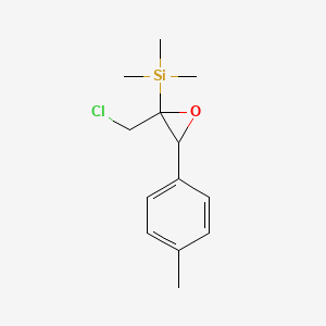 [2-(Chloromethyl)-3-(4-methylphenyl)oxiran-2-yl](trimethyl)silane