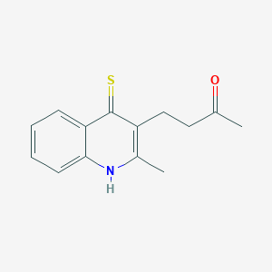 4-(2-Methyl-4-sulfanylidene-1,4-dihydroquinolin-3-yl)butan-2-one