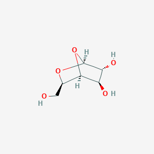 molecular formula C6H10O5 B1456932 1,4-Anhydro-beta-D-glucopyranose CAS No. 24516-44-7
