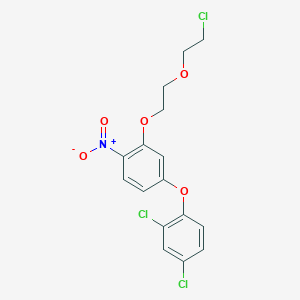 2-[2-(2-Chloroethoxy)ethoxy]-4-(2,4-dichlorophenoxy)-1-nitrobenzene