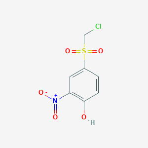 4-(Chloromethanesulfonyl)-2-nitrophenol